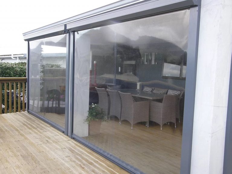 Рулонные мягкие окна для террасы