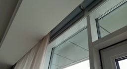 Рулонные шторы с электроприводом для панорамных окон