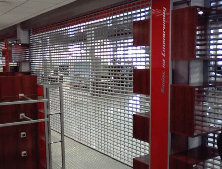 Автоматические роллетные решетки для торговых центров
