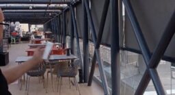 Автоматические уличные рулонные шторы