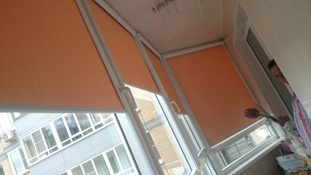 рулонные шторы для балкона