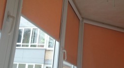 Кассетные рулонные шторы для балкона