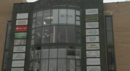 Вертикальные жалюзи с логотипом компании