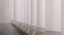 Матерчатые вертикальные жалюзи для офисов банка