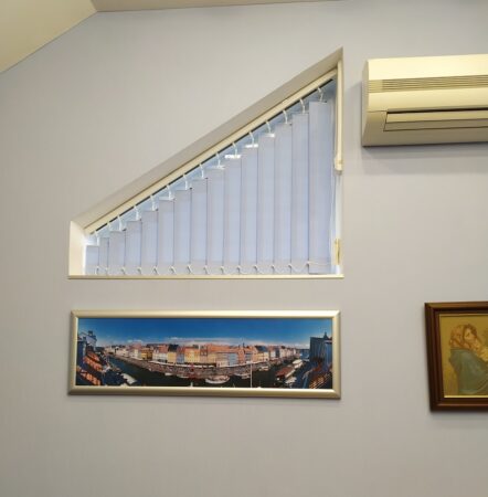 Вертикальные жалюзи наклонные