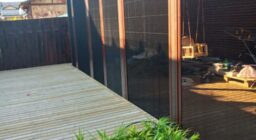 Москитные сетки плиссированные для беседки