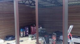 Москитные сетки плиссированные для беседки