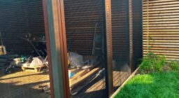 Москитные сетки плиссированные для беседки