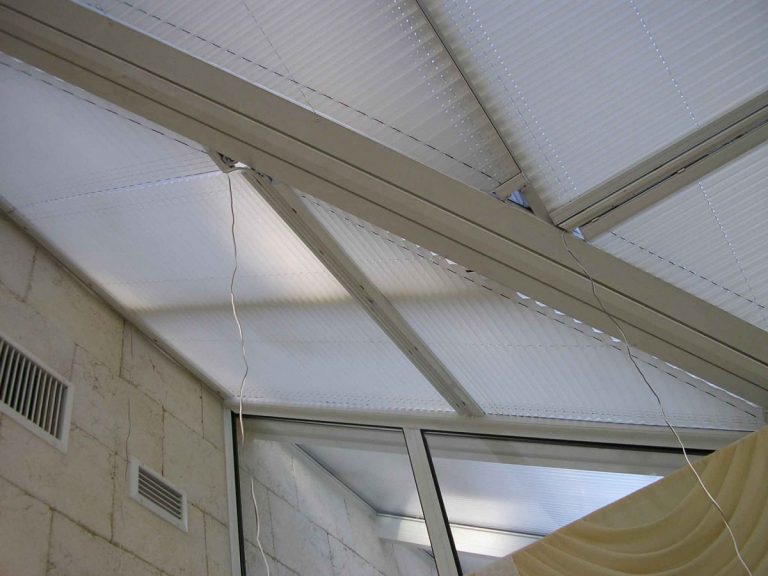 Автоматические шторы плиссе сложной формы