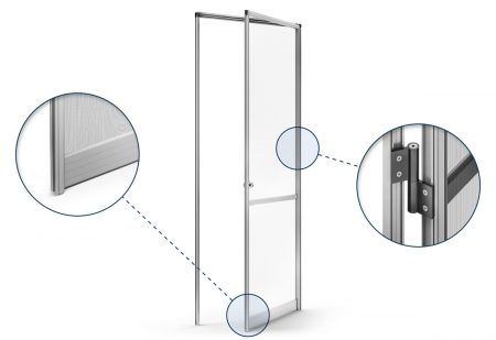 Распашная москитная сетка