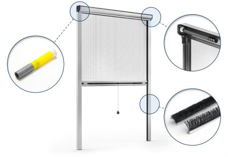 Рулонная москитная сетка