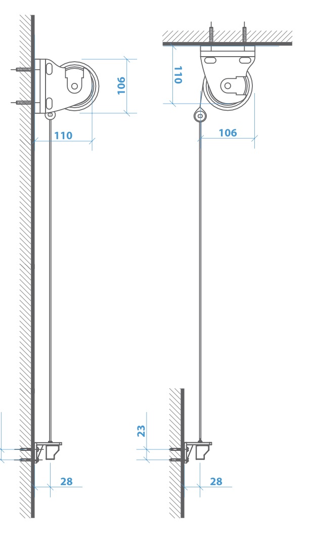 Рулонные мягкие окна с открытым валом