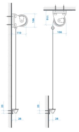 Вертикальная с открытым валом