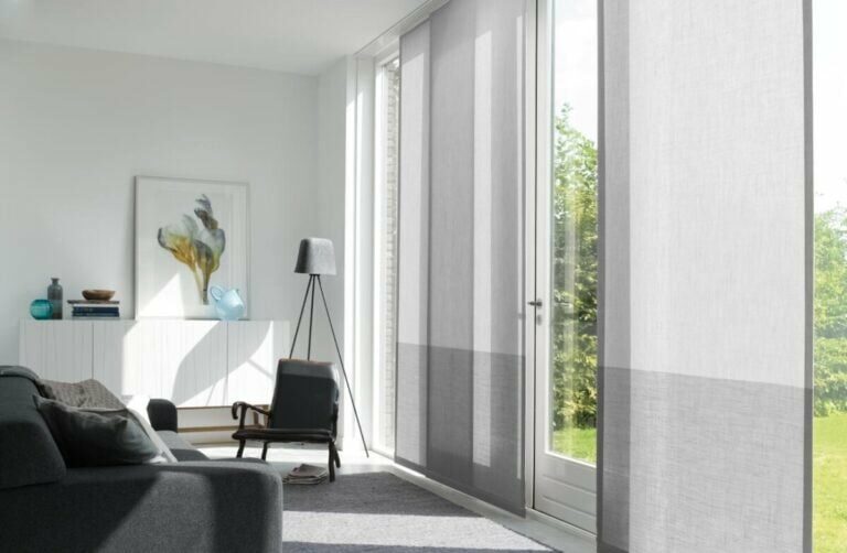 Японские шторы для спальни