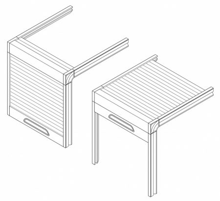Задняя стенка (вертикально)