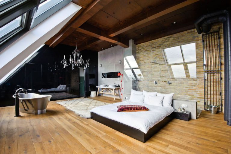 Создаем интерьер спальни в стиле лофт – Правила современного дизайна