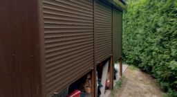 Наружные механические рольставни для дачи