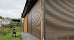 Автоматические рольставни для веранды