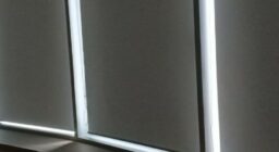 Рулонные шторы для офиса на алюминиевые окна