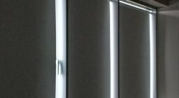 Рулонные шторы для офиса на алюминиевые окна