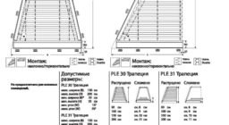 PLE 30 трапеция с электроприводом / PLE 31 трапеция с электроприводом (1 скос)