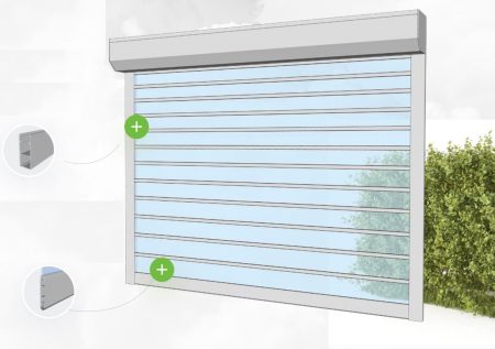 Конструкция прозрачных роллет