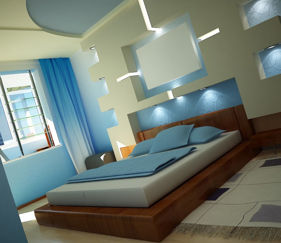 Спальня в стиле High-Tech - Alumdevelop
